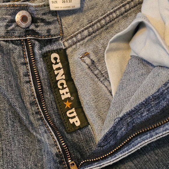 Cinch Mens Relaxed Fit Green Label Jeans 29x32 Rodeo Western Timeless Sleek Work - Picture 9 of 14